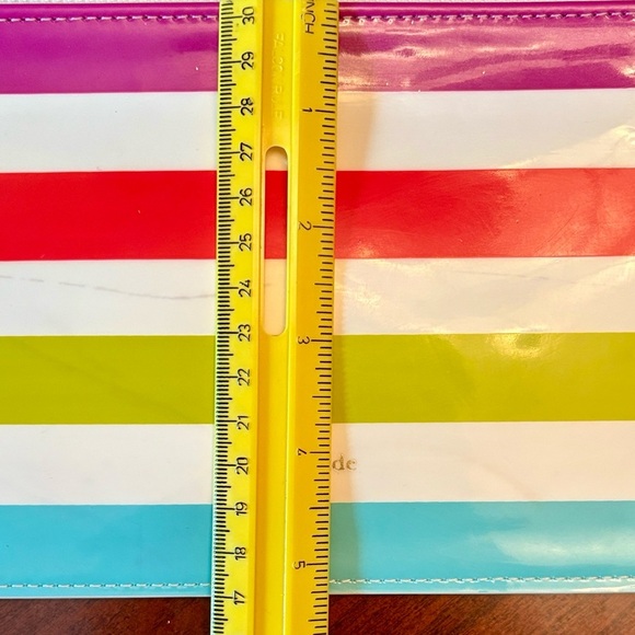 Kate Spade Candy Stripe Pencil Pouch - Picture 5 of 7